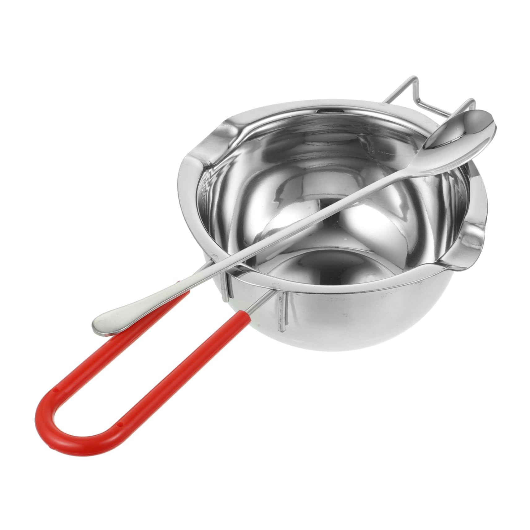 STOBAZA 1set Candle Melting Pot with Mixing Spoon and Cheese Melting Bowl for Projects Capacity