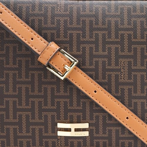 Halston Clara Rocky Road Top Zip Crossbody3