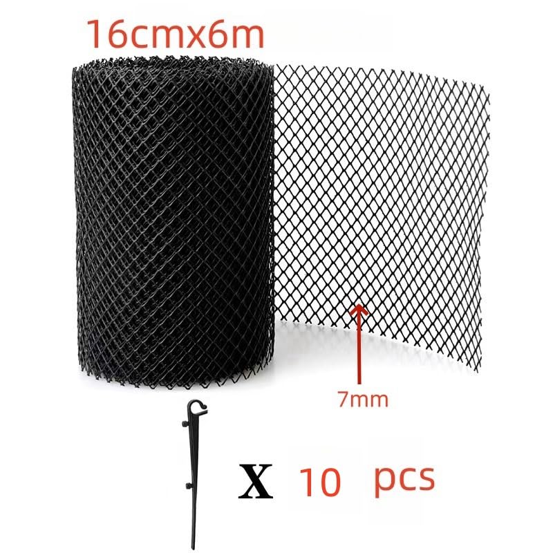 Gutter Cleaning Tools Set, with Brush&Plastic Gutter Guard, 7.8 Ft/2.38M Extendable Gutter Cleaning Pole - Image 3