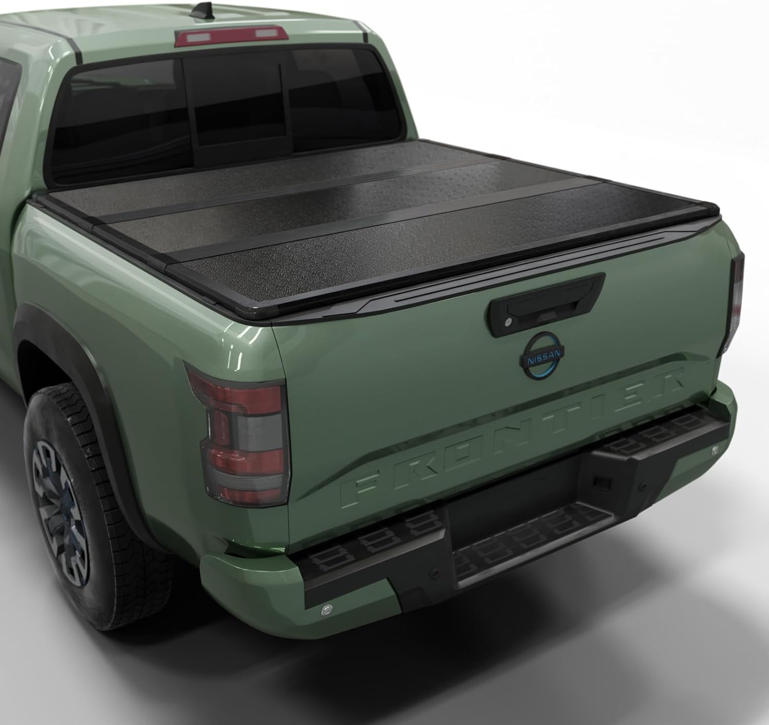 Toptiny Hard Folding Truck Bed Tonneau Cover|HTF033|Fits 2005-2026 Nissan Frontier 5ft Bed (60")