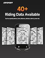 Vista 3 de iGPSPORT BSC100S Computadora GPS para Bicicleta Inalámbrica, Pantalla LCD de 2.6'' 40H Recargable Impermeable Computadora de Ciclismo Bluetooth ANT+