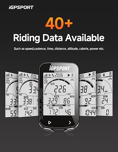 Miniatura 3 de iGPSPORT BSC100S Computadora GPS para Bicicleta Inalámbrica, Pantalla LCD de 2.6'' 40H Recargable Impermeable Computadora de Ciclismo Bluetooth ANT+