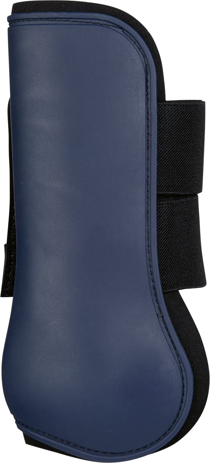HKM Classic Set Of 4 Protection And Feltock Boots Dark Brown Pony - Image 4