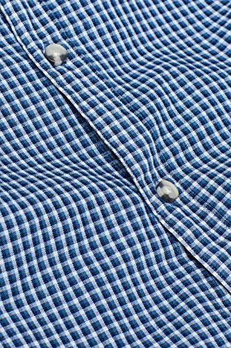 ESPRIT 089ee2f005 Camicia, Blu (Grey Blue 420)