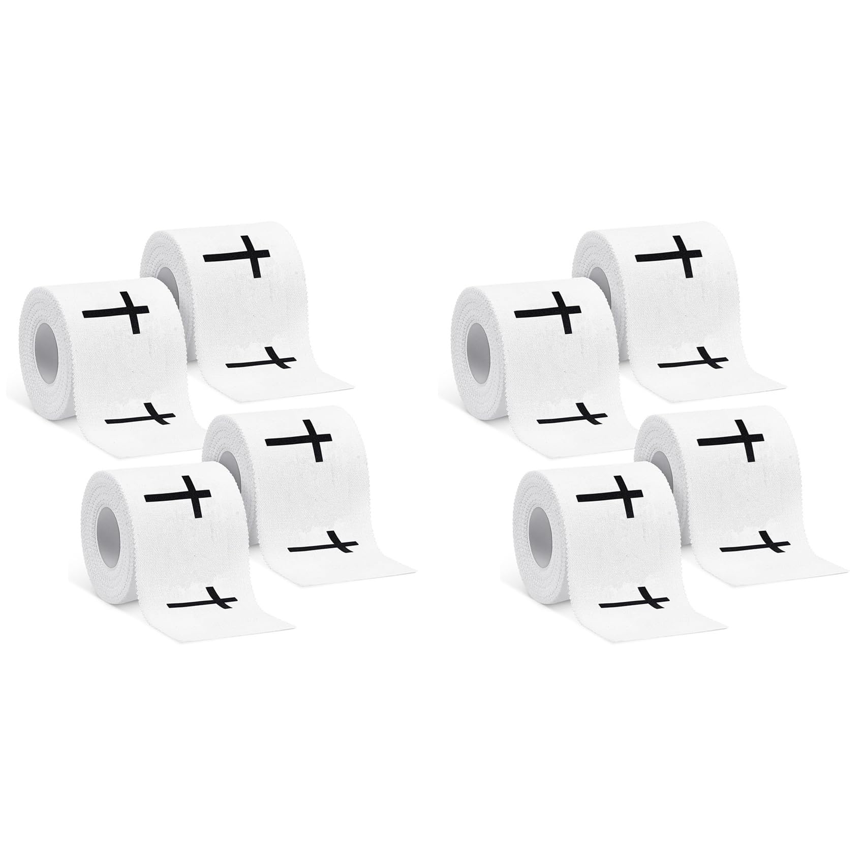 Aboiled 8 Pcs Christian Athletic Tape - 2 Inch x 23 Ft Cotton Sports Tape for Athletes Trainers