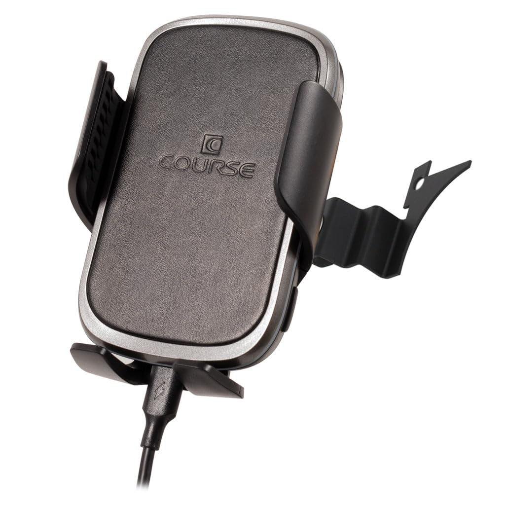 Course Motorsports DirectFit Phone Mount Automatic Gripping Wireless Charging Head and Car Phone Holder for Toyota Sequoia 2000-2006