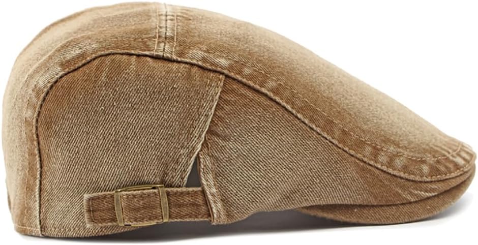 Newsboy Cap for Men Adjustable Flat Ivy Gatsby Cabbie Driving Hat Breathable Denim Cotton Golf Cap - Image 4