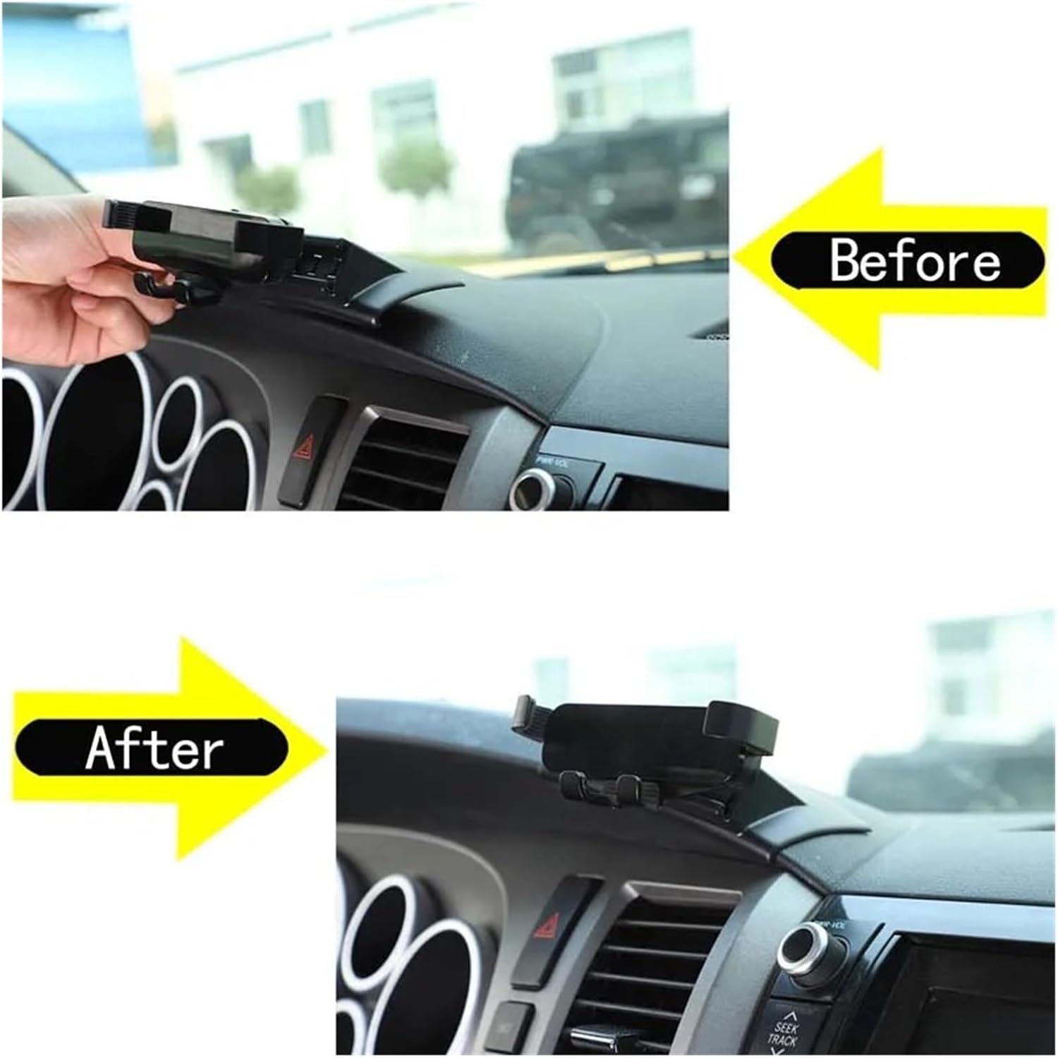 内装パーツ タンドラ 2007-2013 カースタイリング エアベント 携帯電話ホルダー 車載電話ホルダー GPSナビゲーションスタ