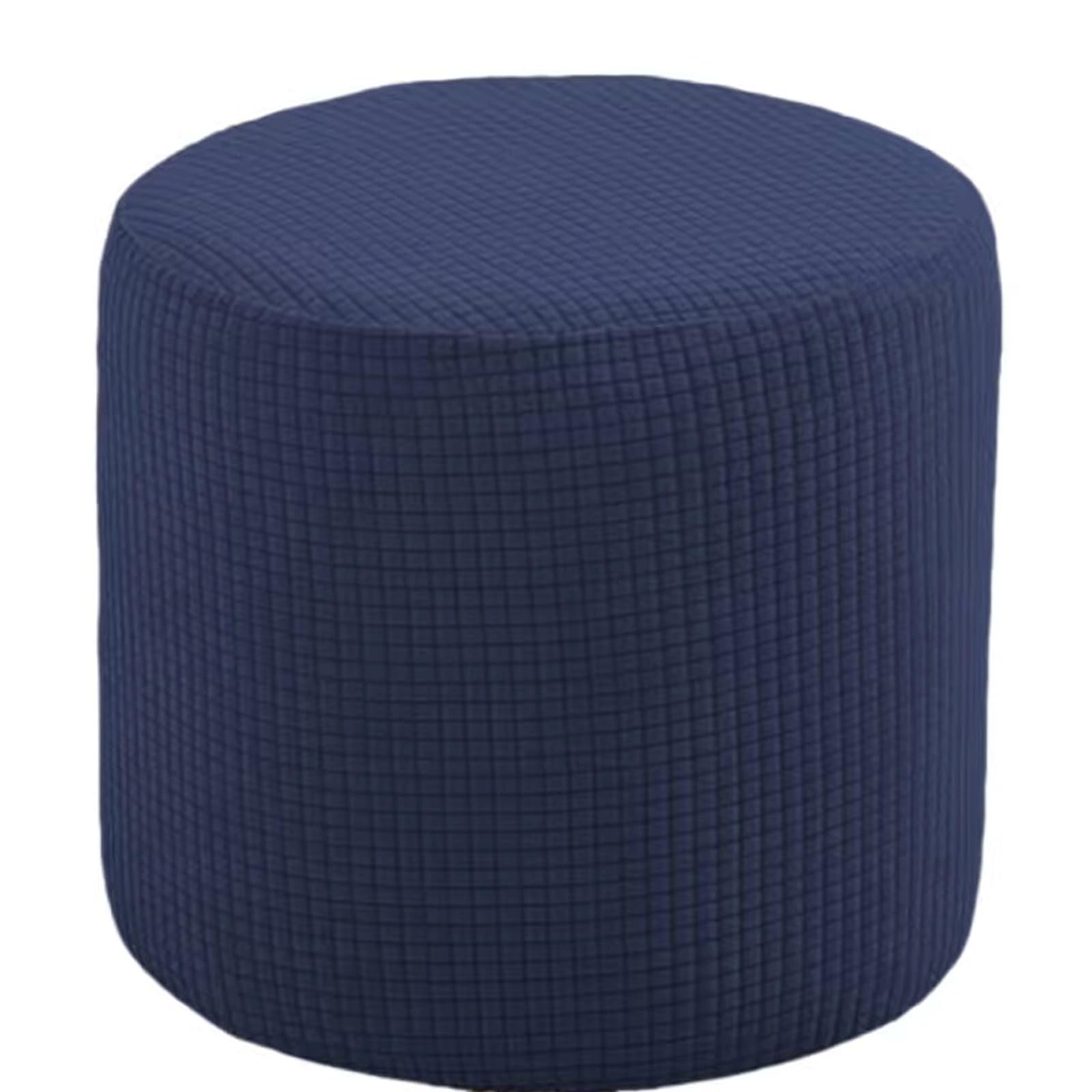 Uyeoco F11 Foot Stool Covers, Ottoman Cover Round, Pouffe Cover Round, Stretch Fabric Footstool Slipcover, Machine Washable(,35X45cm)