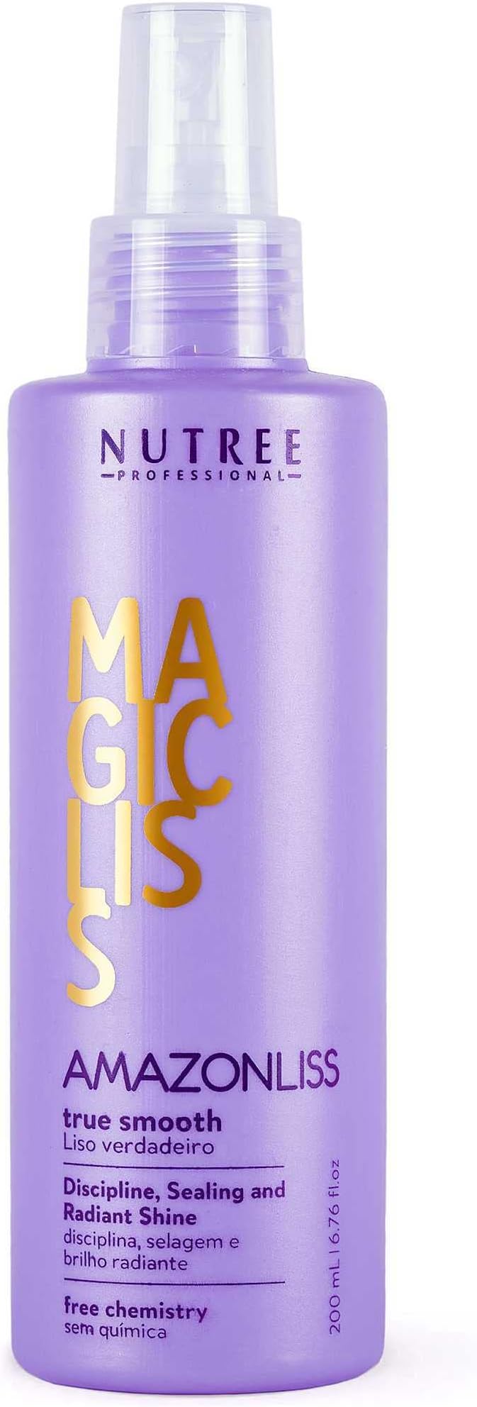 Amazonliss Hair Spray Anti Frizz - 8.45 fl. oz Hair Spray Tanino, Hair Treatment - Smoothing, Hydrating, Repairing, Extreme Shine Effect (8.45 fl.oz)