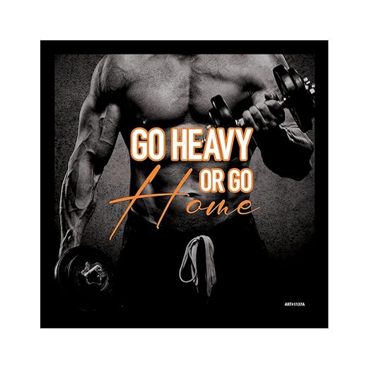 BE FIRST Gym Motivational Posters for Home Gym Decor, Motivational Gym