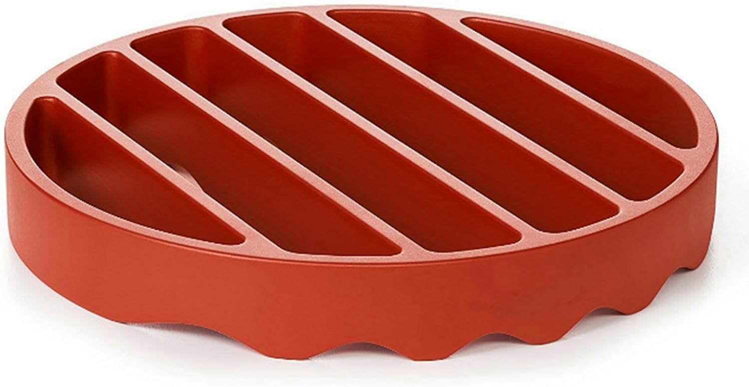 Silicone Rack Silicone Roasting Rack Roasting Rack Reusable Non-stick Silicone Baking Rack Easy to Clean Cooling Rack for Cooking, Baking Red