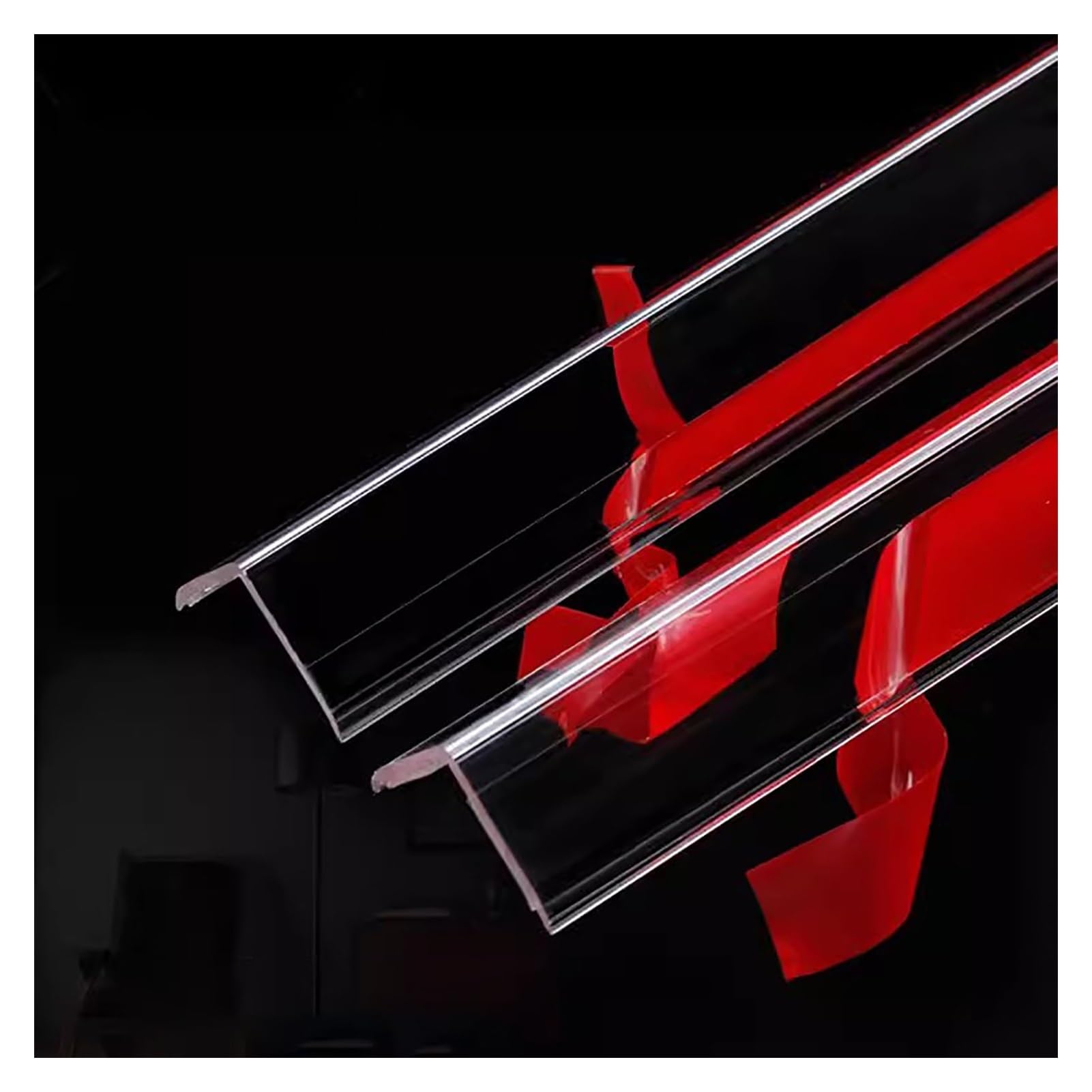 Protezione del bordo del muro di Angle Trim, Confezione da 2 protezioni angolari trasparenti autoadesive for pareti, paraspigoli e protezioni for bordi facili da installare for mobili for bambini, tav