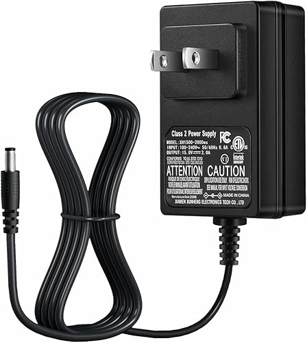 Adaptador de fuente de alimentación de CA a CC 15V 2A,Reemplazo de fuente de alimentación de 15V para Litter-Robot II 2 Bubble,Caja de arena