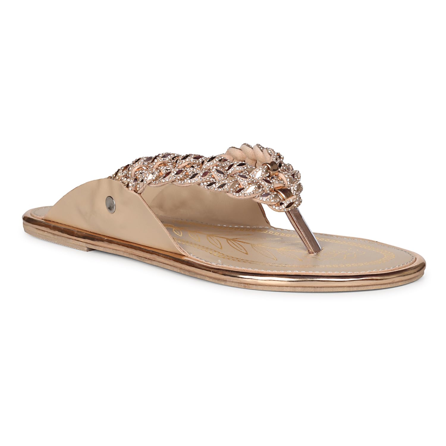 Heart Shape Design Chappal Fancy Kolhapuri for Women's-picture-37