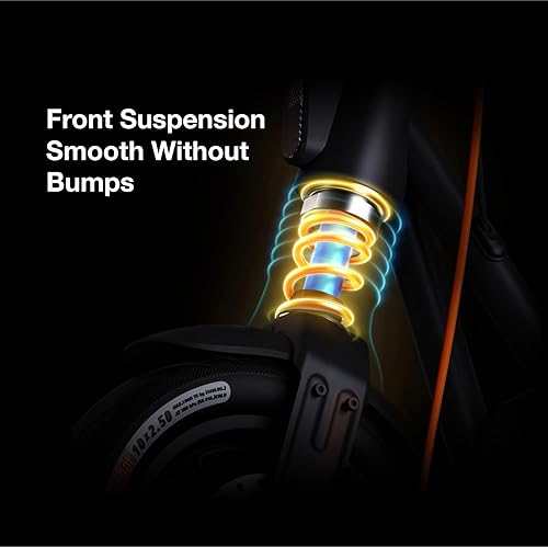 Miniatura 7 de Segway Ninebot Scooter eléctrico plegable F2F2 Pro - Potente motor, largo alcance de millas, hasta 18 y 20 mph, suspensión delantera (F2 Pro),