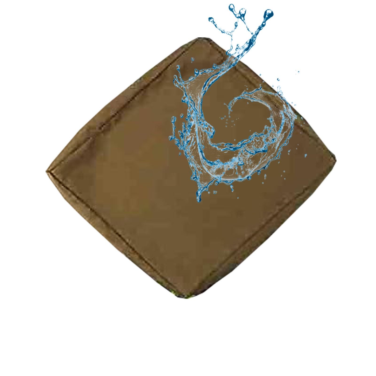 SPeesy Waterproof Sofa Seat Cushion Cover with Zipper Cushions Chair Seat Removable Cover Pads Cover for Indoor Outdoor Patio Rattan Furniture(@18,60x60cm/24x24in)