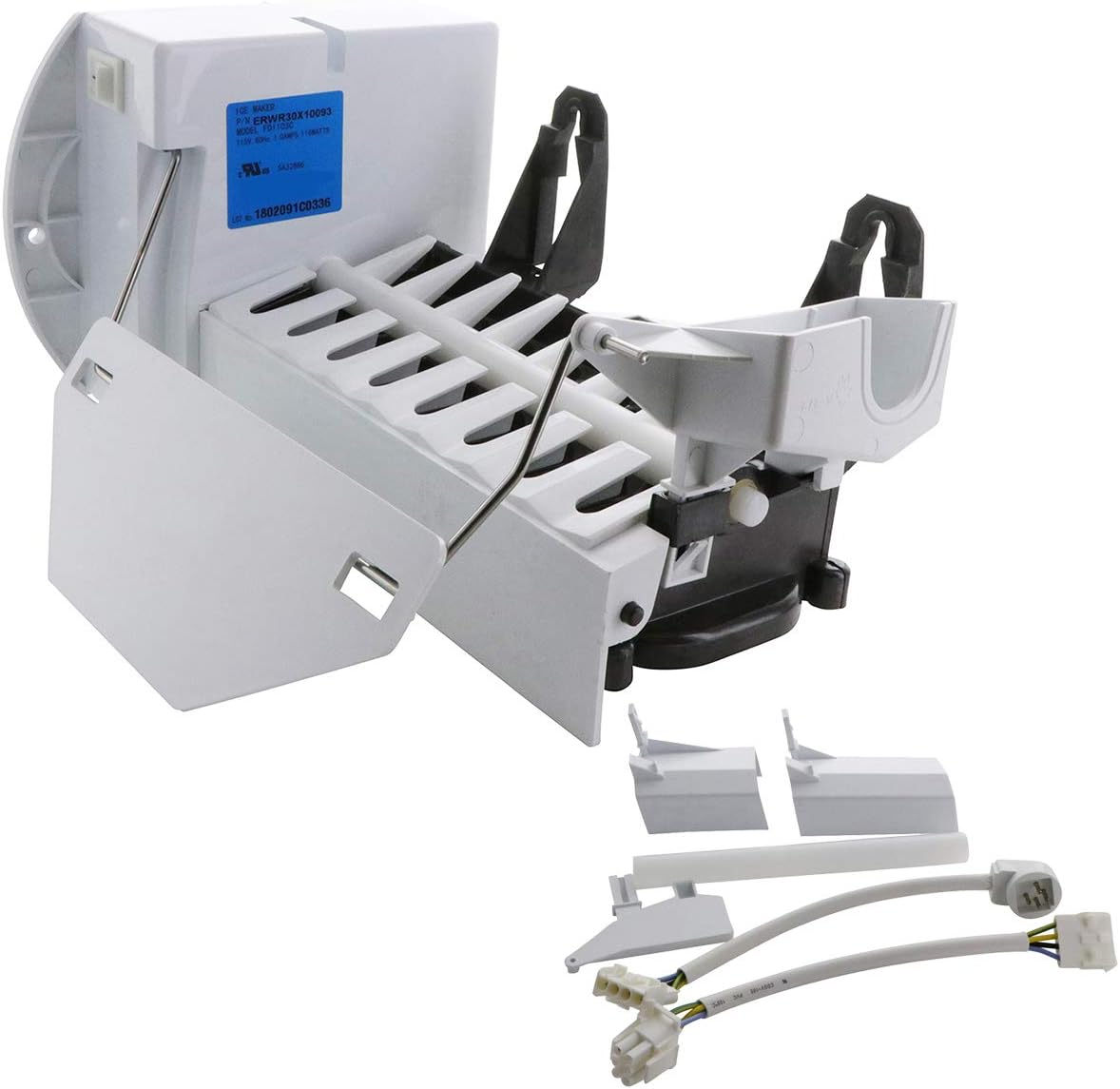 KITCHEN BASICS 101 WR30X10093 Ice Maker Kit Replacement for GE Refrigerators TFX26KRDAWW GSH25SGPCSS GSS20IEMBCC PSS26SGRBSS TFX25JRYDWW GSL22JFTABS HSS25GFPDWW TFH24PRSBWW GSS20IETAWW HSS25GFPEWW