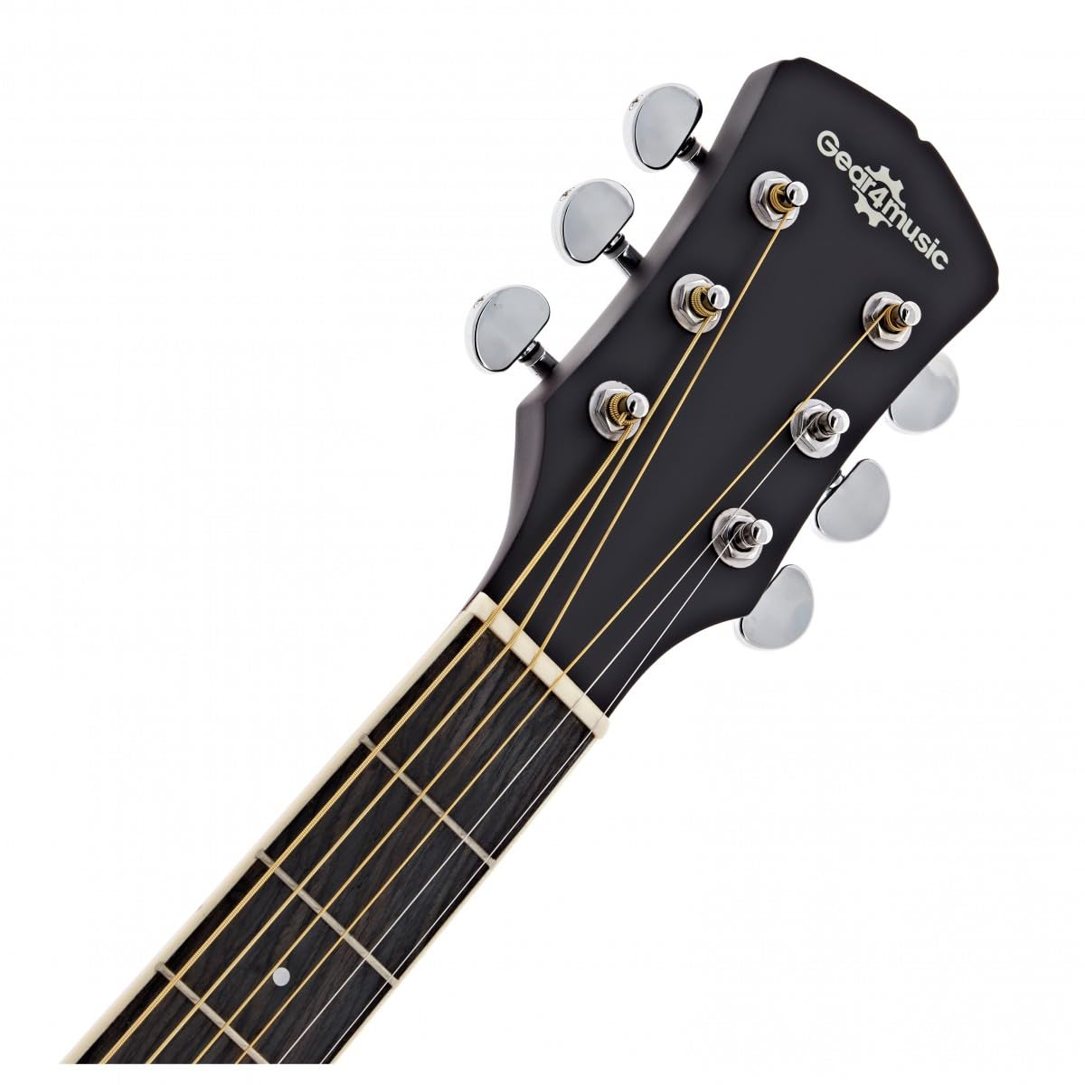 Chitarra acustica Cutaway Singolo di Gear4music, Sunburst | Costruzione in tiglio per un tono brillante ed equilibrato, manico a C comodo, cutaway per accesso completo alla tastiera