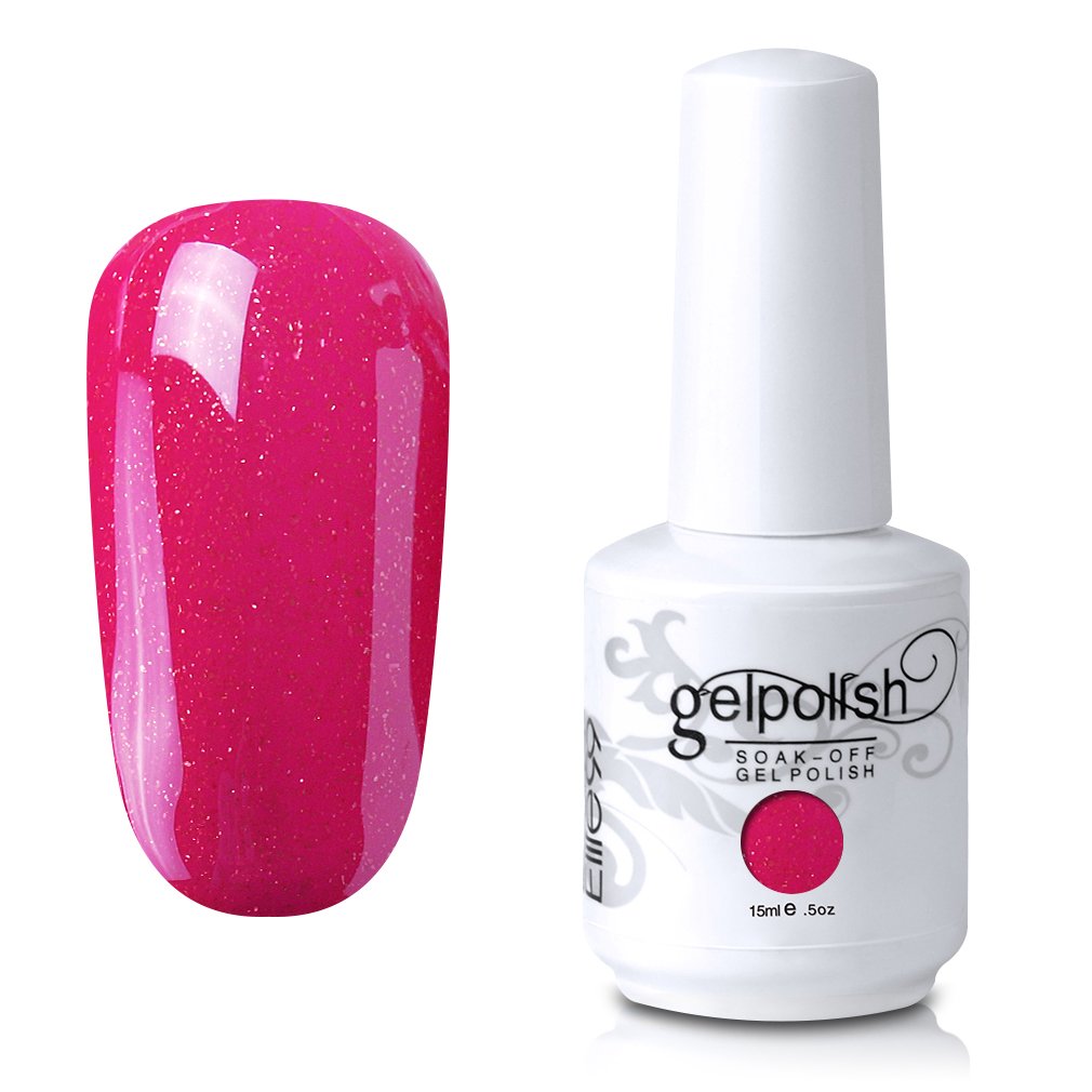 Elite99 Soak-Off UV LED Gel Polish Nail Art Manicure Lacquer Pearl Red 254 15ml