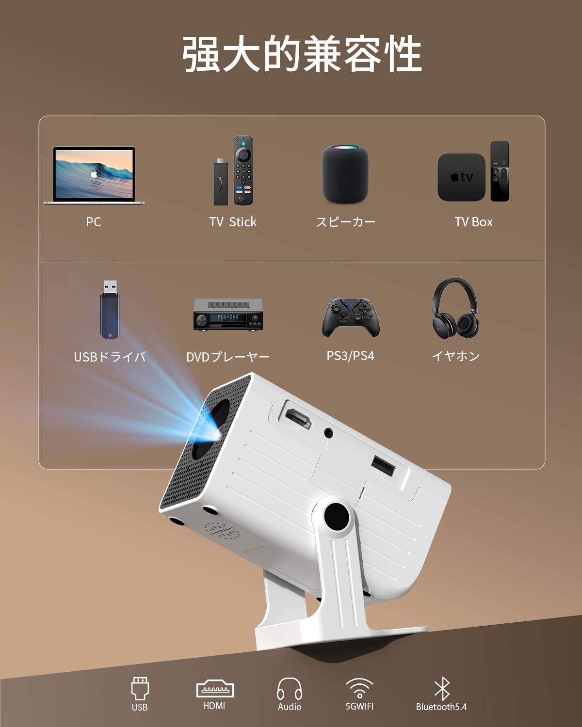 Amazon | 【2026・令和7年6月新登場！】BOIFUN家庭用プロジェクター