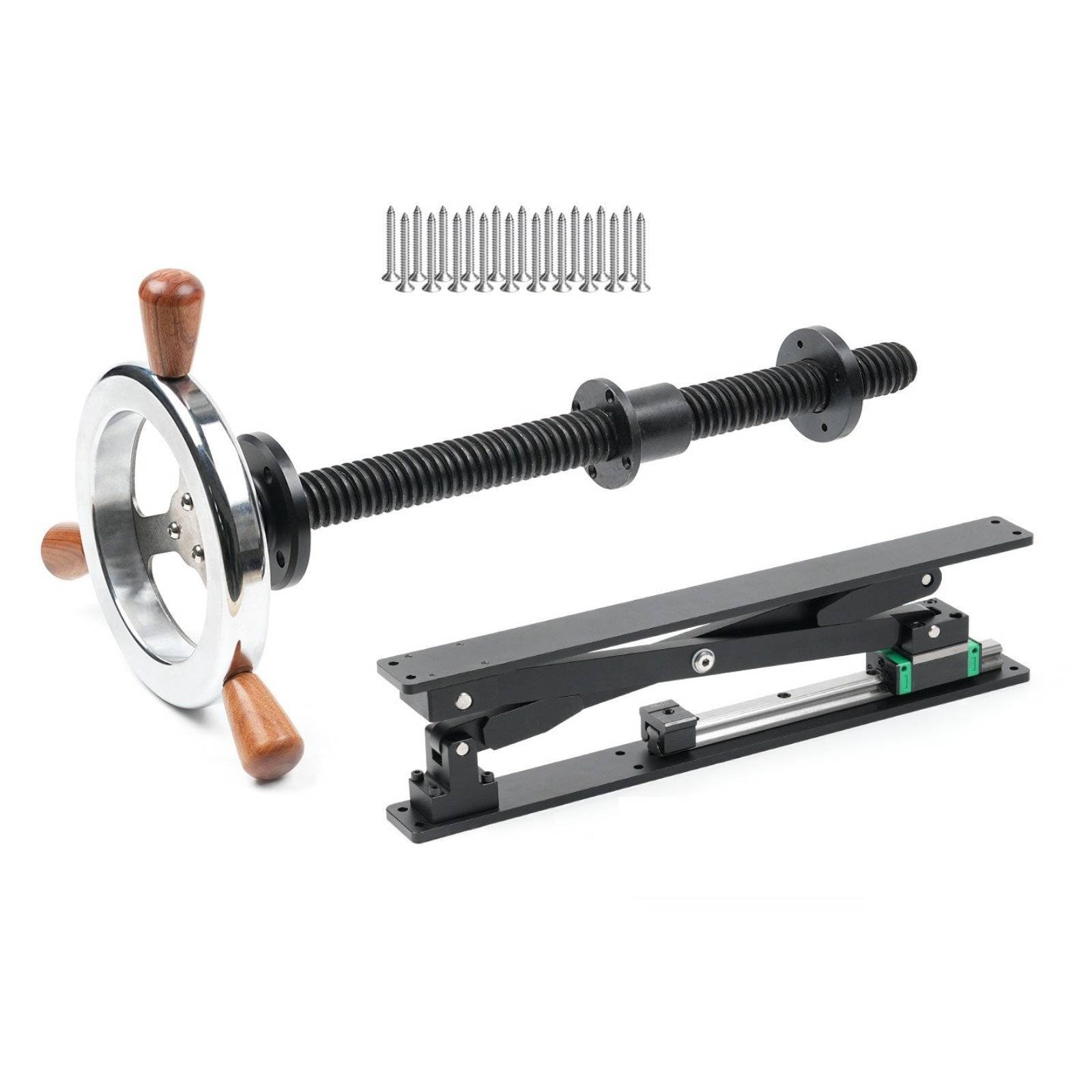 Étau de Table Établi Étau de Menuisier Étau de Banc Étau de Pied avec Lien Parallèle X Ouverture Large Réglage Facile Pression Stable Acier 45 et, style to 2