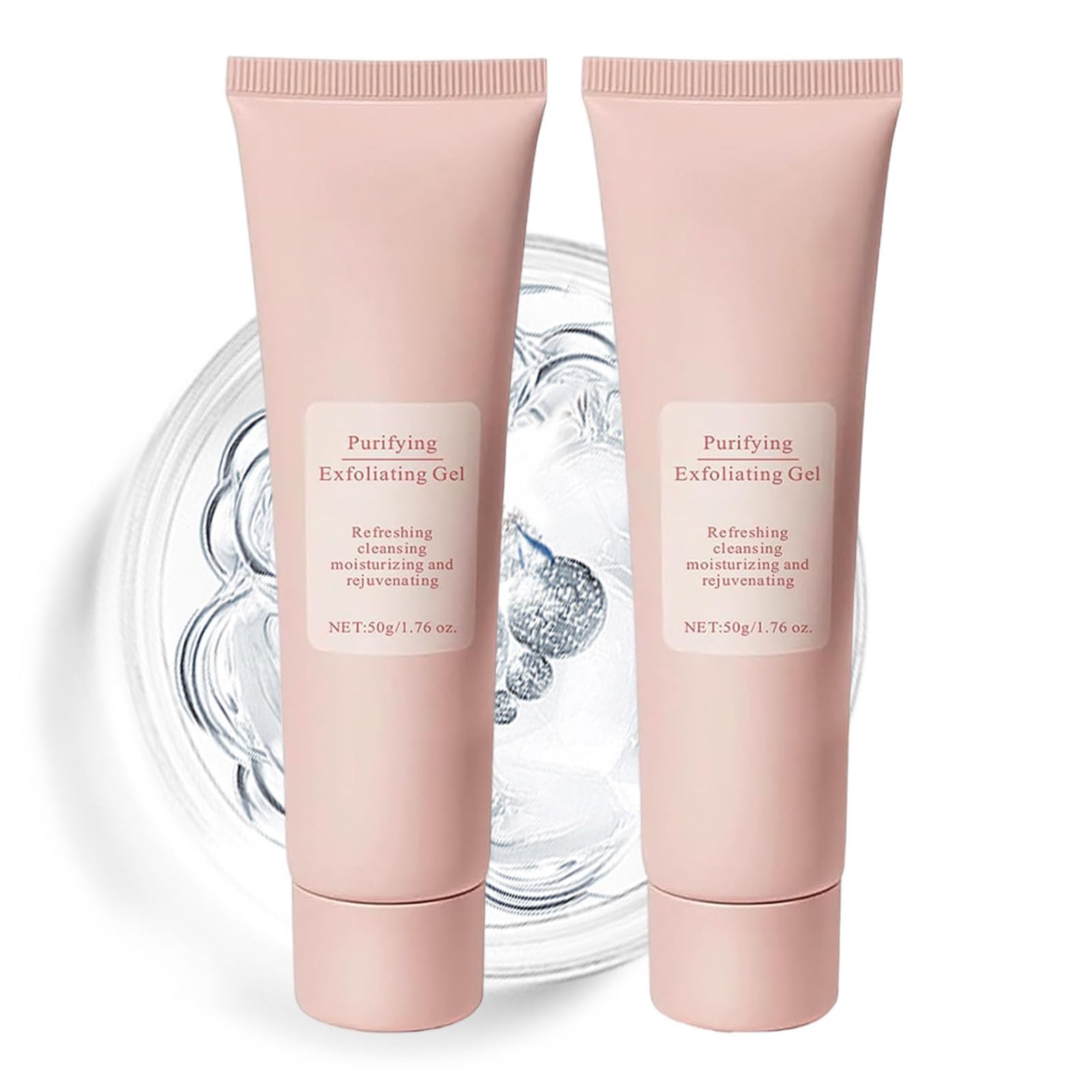 Purifying Exfoliating Gel, Purifying Enzymes Exfoliating Gel, Facial Scrub, Moisturizing and Rejuvenating for Face and Body