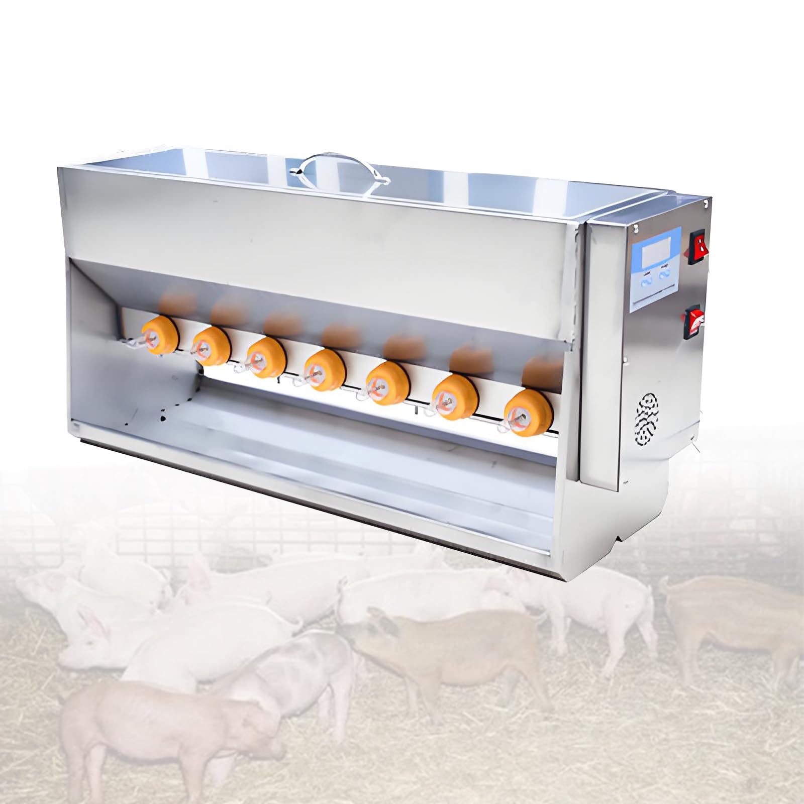 Distributeur de lait porcelet à 14 tétines pour l'allaitement multiple et simultané