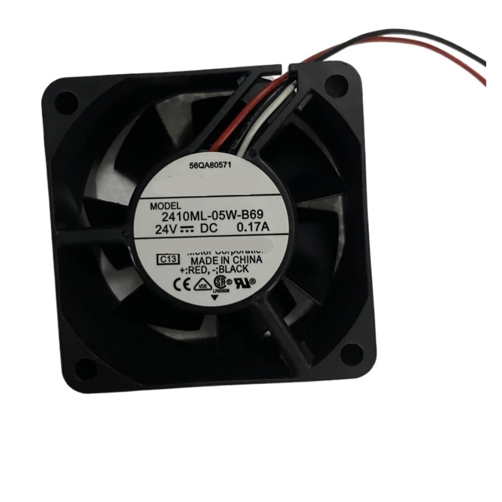 KNIUWMBMH 2410ML-05W-B69 24V 0.17A 60 * 60 * 25mm 3pin Cooling Fan