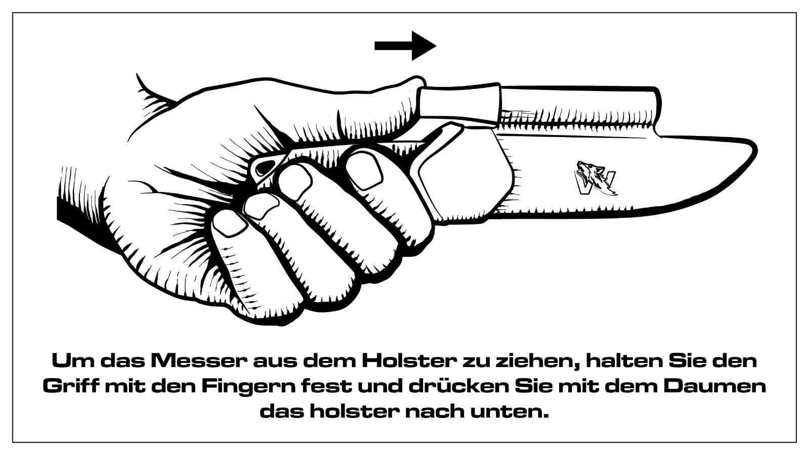 Wolfgangs W-KIDS - Schnitzmesser Kinder mit Süßem Kindermesser Führerschein - Outdoor Kinder Messer Set mit Scheide und Feuerstahl - DAS Kinder Schnitzmesser für das erste große Abenteuer