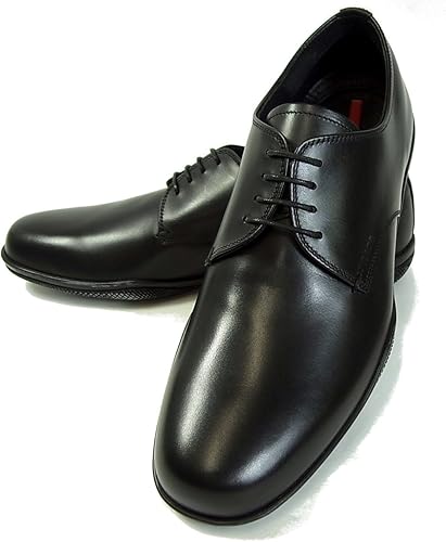 Amazon プラダ 靴 メンズ レザーシューズ ブラック 4e1648 メーカーサイズ 9 Ps 992 並行輸入品 Prada プラダ ビジネスシューズ