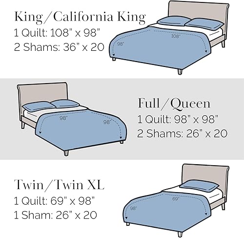 Miniatura 9 de Southshore Fine Living, Inc. Juego de ropa de cama con estampado tropical, colcha acolchada, tamaño individual XL, con temática de selva, colcha