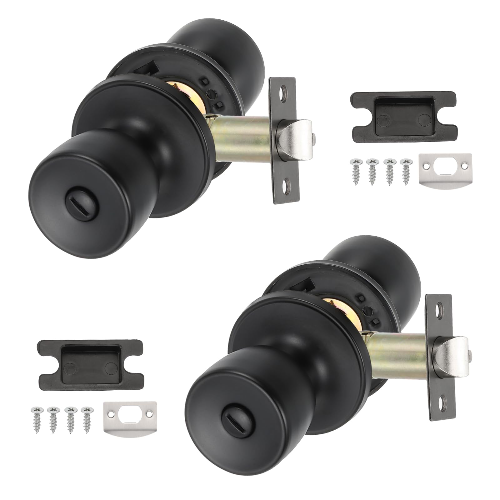 PATIKIL Privacy Keyless Door Knobs Interior