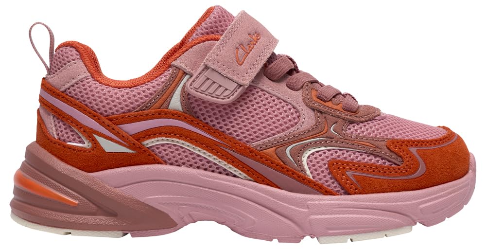 Clarks CraftonVibe K. Childrens Pink Combi, 11