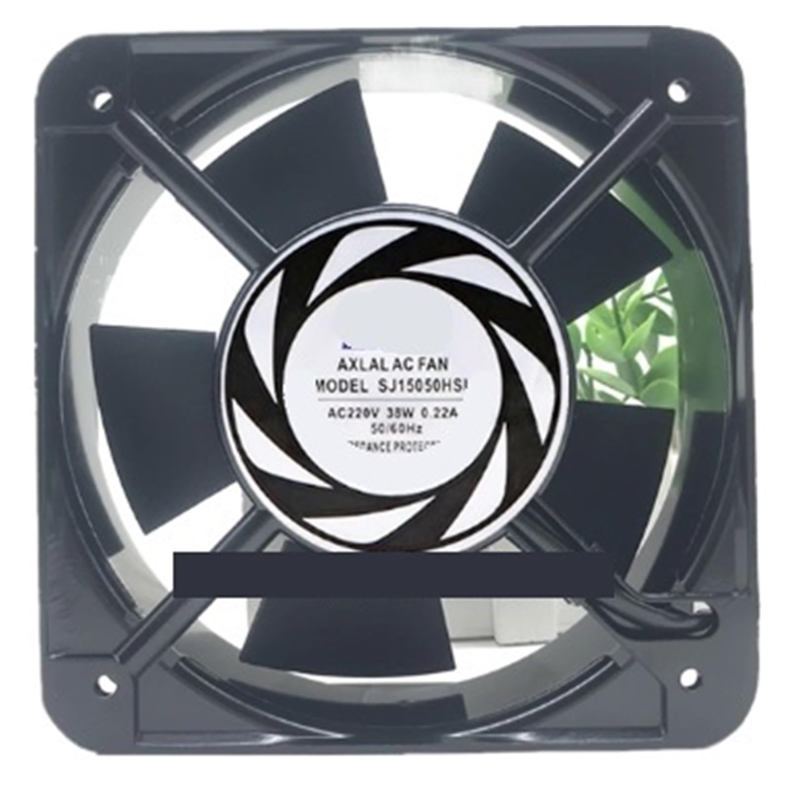 ZBWZXBDJ SJ15050HSL AC 220V 0.22A 38W 15CM 15050 2 wire fan