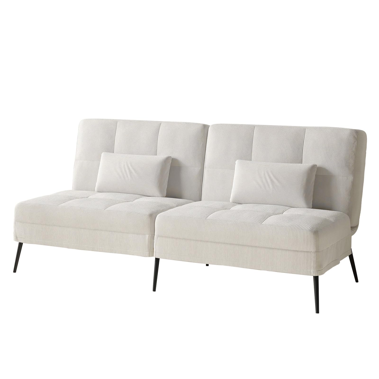 COMHOMA Sofa Schlafsofa mit Schlaffunktion B001