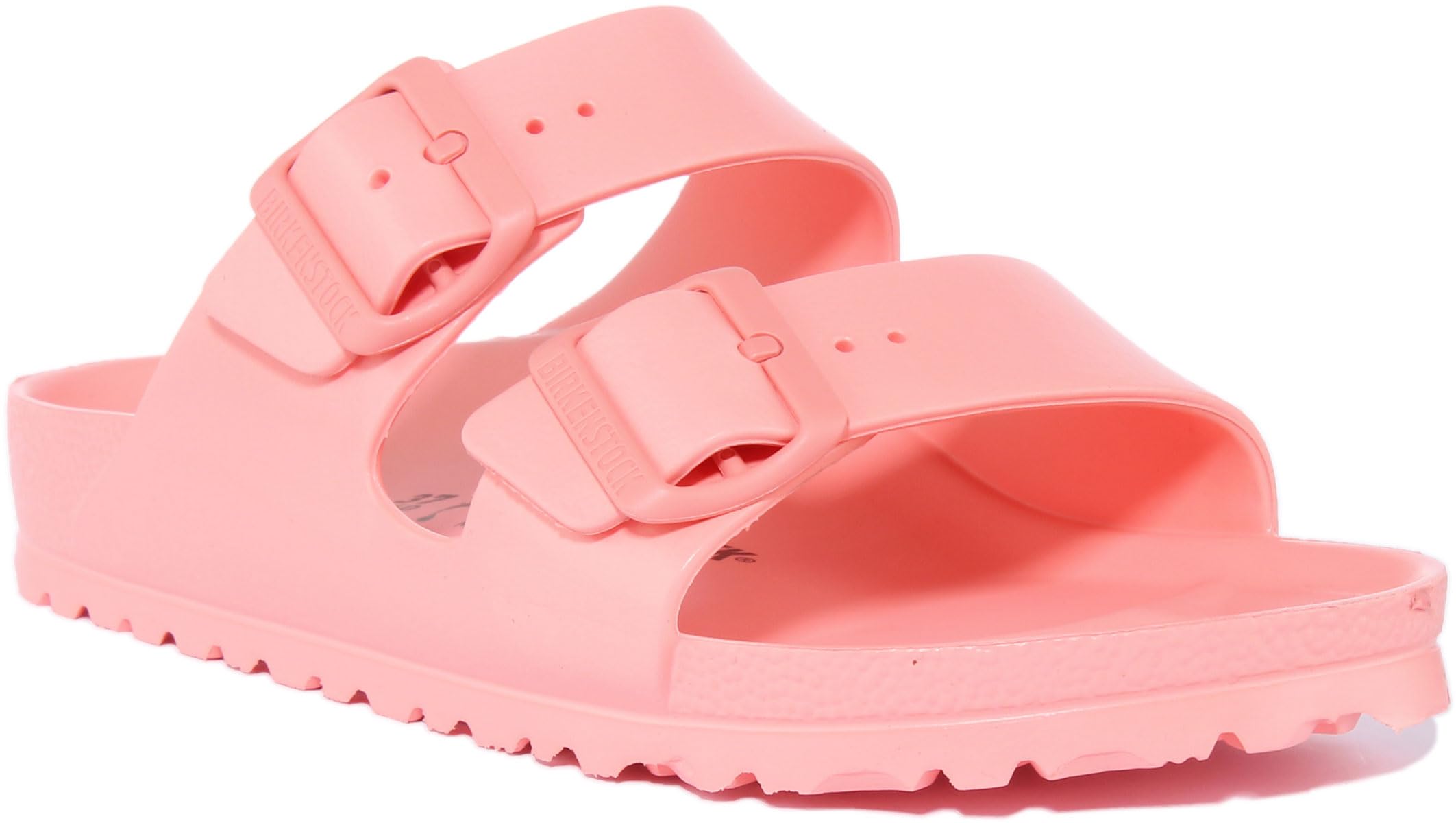 Birkenstock Pink Peach Arizona Sandals - Female - Sliders - Orange - 6 Uk - Shoes