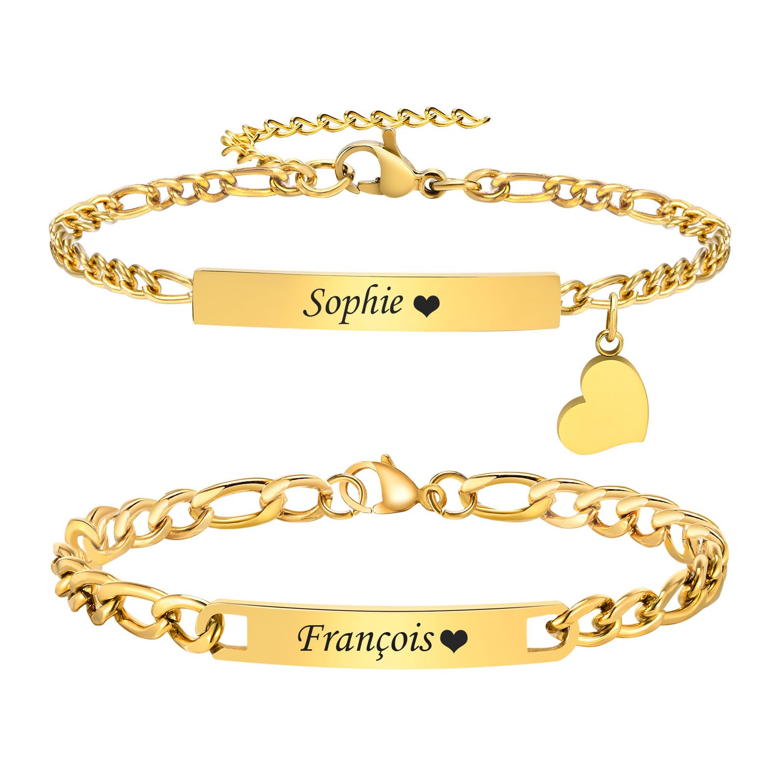 XUANPAI Personalized Engraved Bracelet