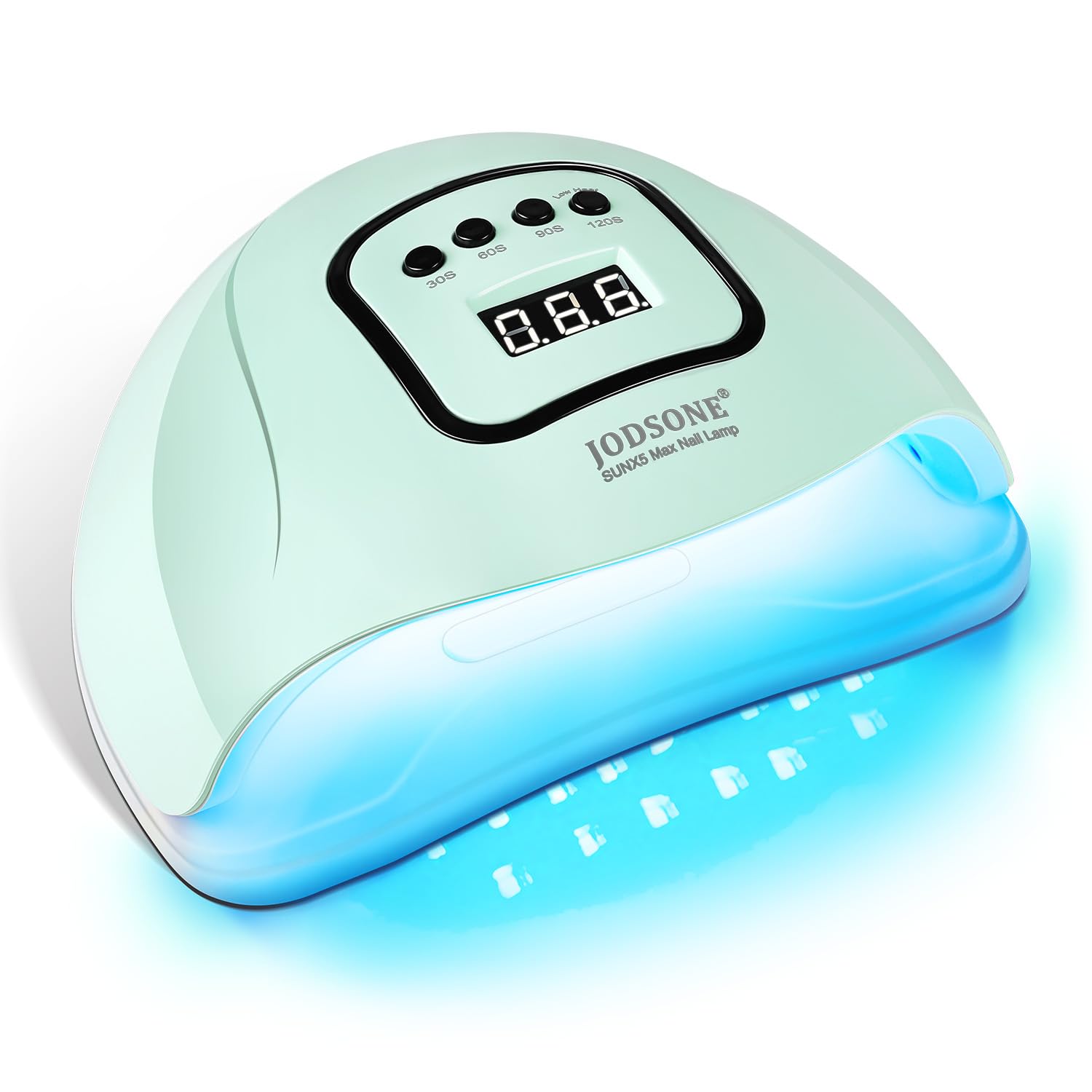 JODSONE U V LED Nail Lamp Gel Polish Dryer Light Green with Smart Auto Sensor 4 Timing Modes Fast Curing