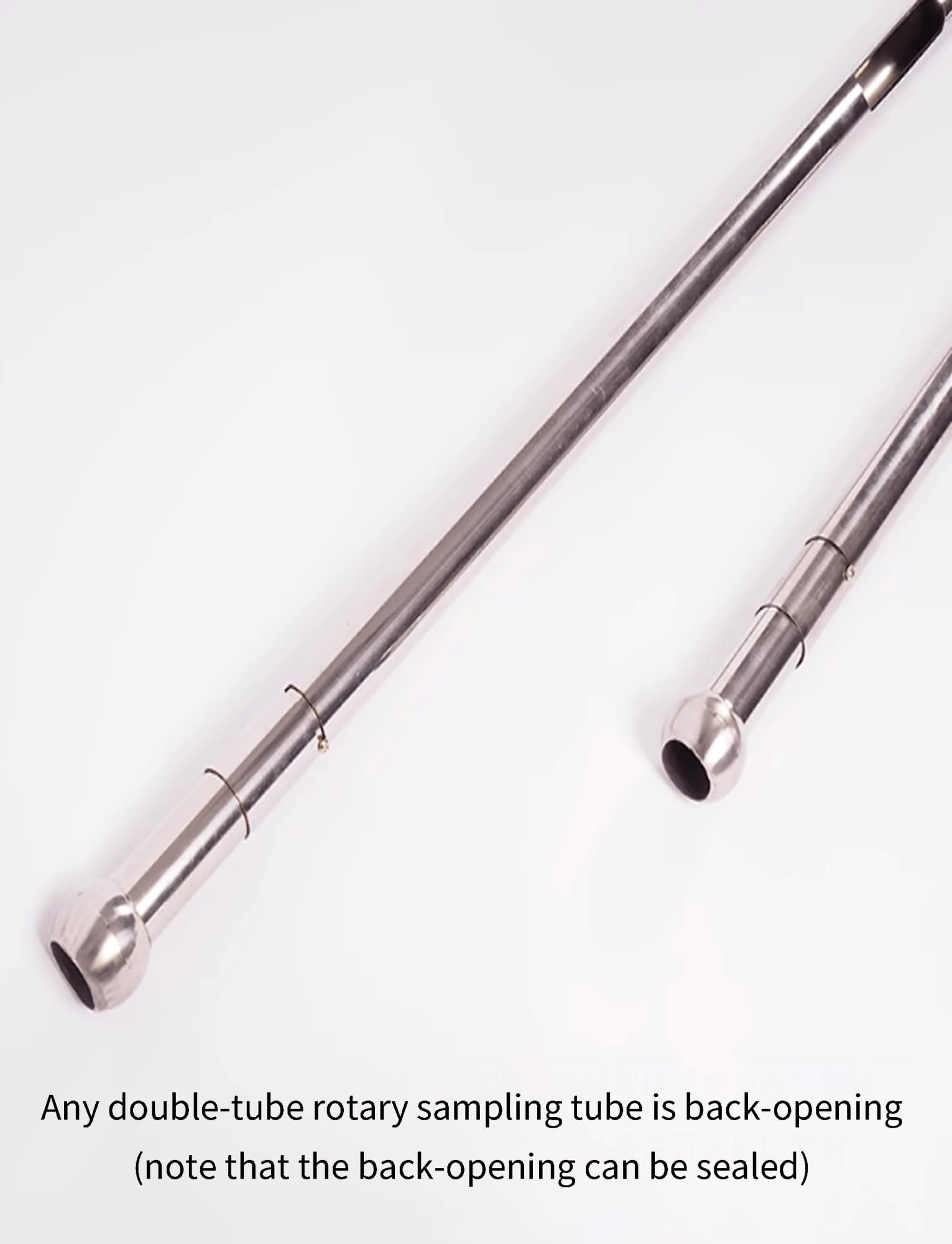Narzędzie do pobierania próbek 25 mm prosty uchwyt próbnik ziarna proszku do kukurydzy pszenicy stały granulat nawóz i cement - 50 cm (19,5 cala) trwały i dokładny zbiór
