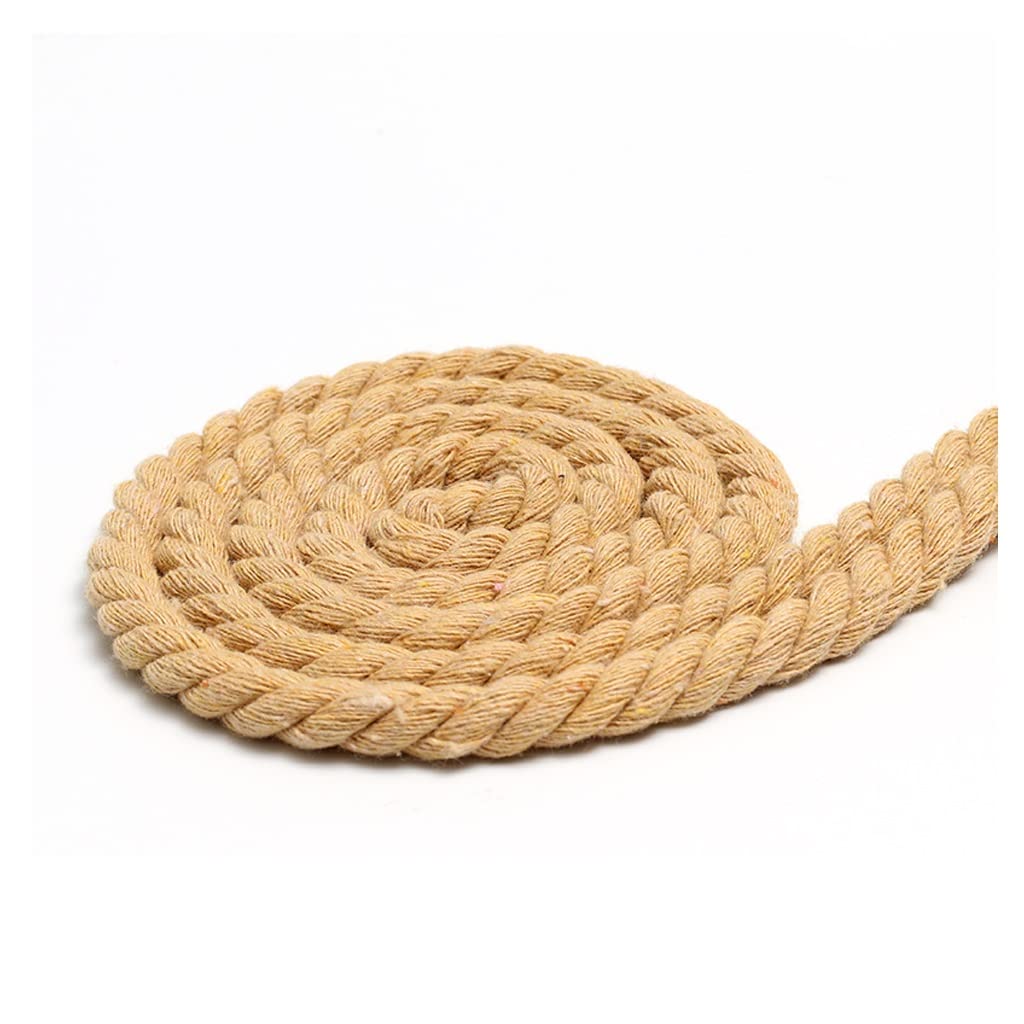 Corda di Cotone Naturale al 100% Corda di Cotone Intrecciata Artigianato Fai-da-Te Amaca in macramè Decorazione della casa Corda di Cotone per amache, Artigianato Fai-da-Te, Giardinaggio, Campeggio