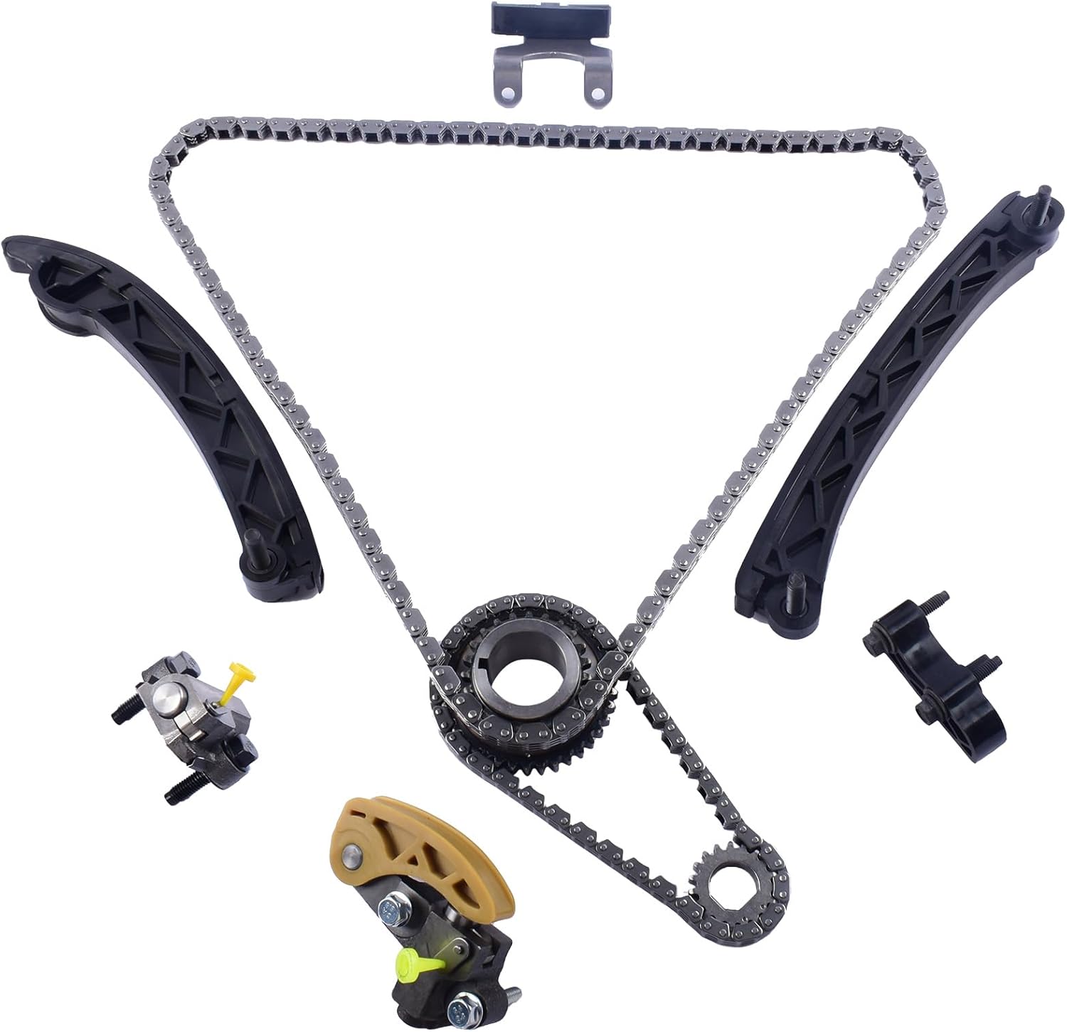 Timing Chain Kit for 2013-2017 Chevrolet Malibu Colorado, for Buick Regal, for Cadillac ATS CTS, for GMC Canyon, Fits 2.0L 2.5L DOHC Engine, Full OE Standard Timing Replacement Parts