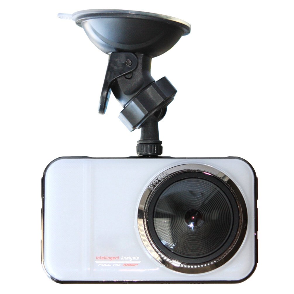 Hysada Dash Cam 3.0" Full HD 1080P Car DVR Screen Night Vision Touch Stop Monitoring Ultra Thin Driving Recorder Mini Video Camera 170°Super Wide Live HD Tachograph with 16GB Memory Card