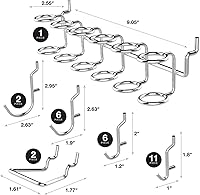 Vista 2 de WEN Kit de accesorios para tablero de clavijas para banco de trabajo, 50 piezas (WB050A)