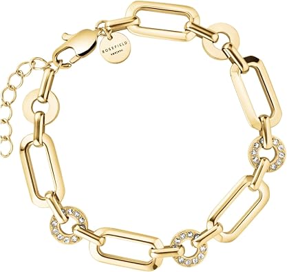 Rosefield Multi Octagon Studs Bracelet Gold, JBOSG-J900