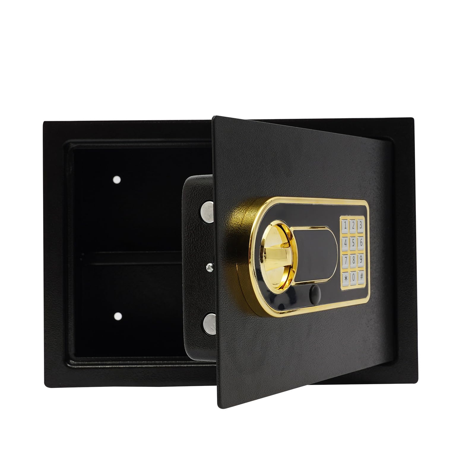 Mini cassaforte per la casa, 35 x 25 x 25 cm, piccola cassaforte per mobili con chiave, cassaforte di sicurezza per gioielli, contanti