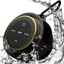 iFox Portable Bluetooth Shower Speaker, IPX7 Waterproof Outdoor Wireless Speaker,