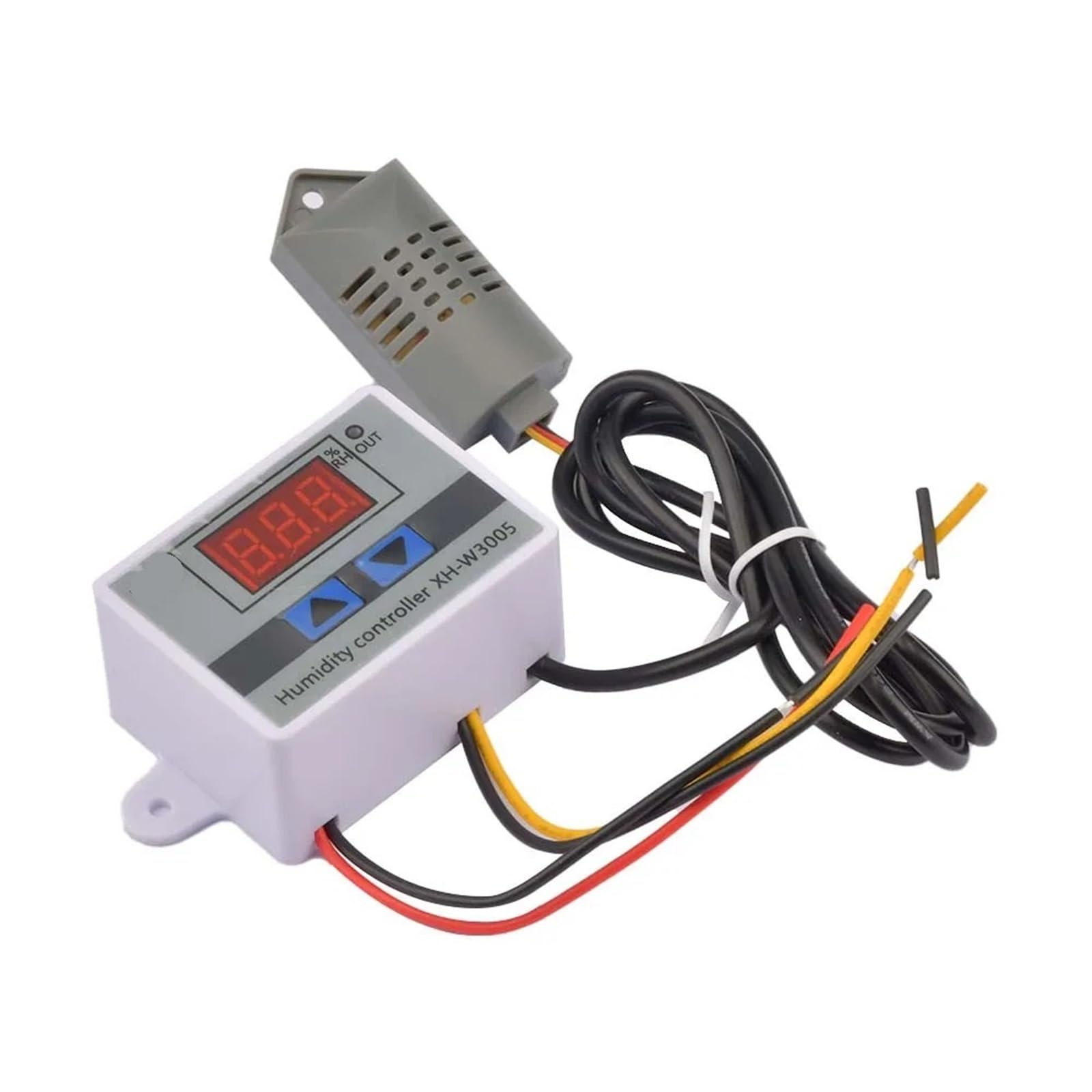 Controlador de humedad digital XH-W3005, 12 V, 24 V, 220 V, higrómetro, regulador de humedad y sensor de humedad.(AC 110-220V 1500W)