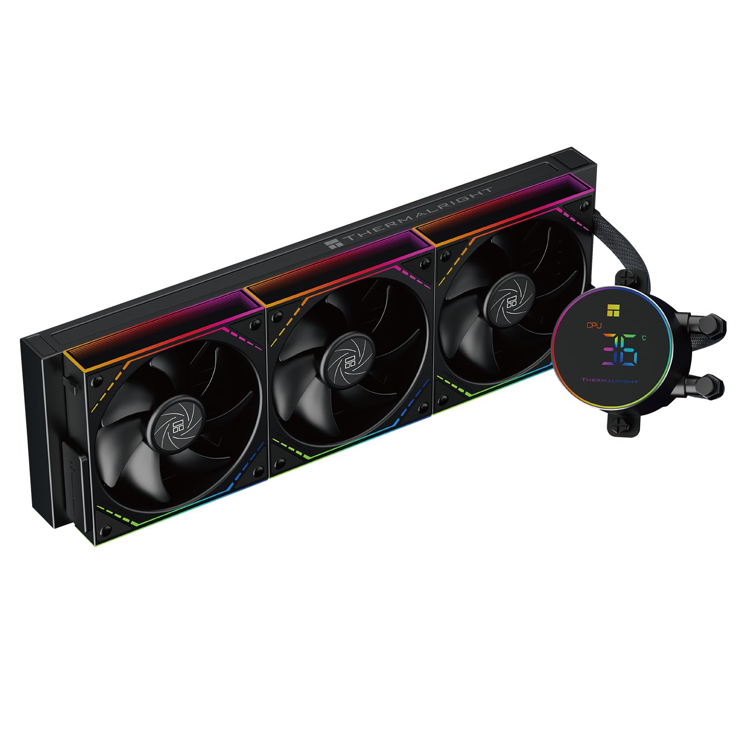 Amazon.com: Thermalright Frozen Magic 360 Digital Black ARGB V2