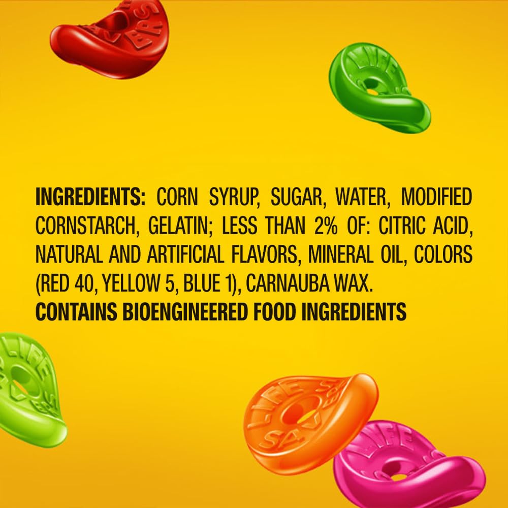 Lifesavers Gummies Five Flavor Pouches, 4.2 Ounce (Pack of 15)